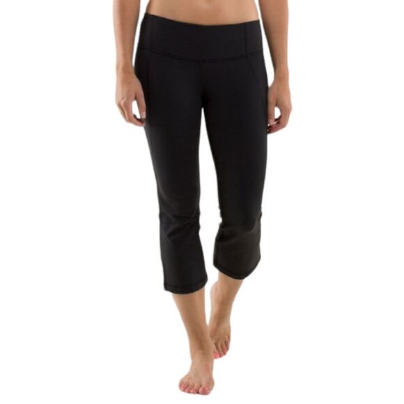 LULULEMON Gather and Crow Crop Yoga Pants 4 - Picture 3 of 13